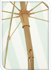 Απεικονίζονται οι ακτίνες της ομπρέλας.